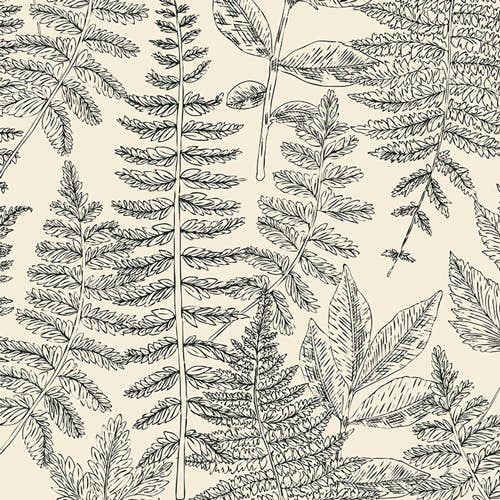 Leaf Print Canvas Dog Leash