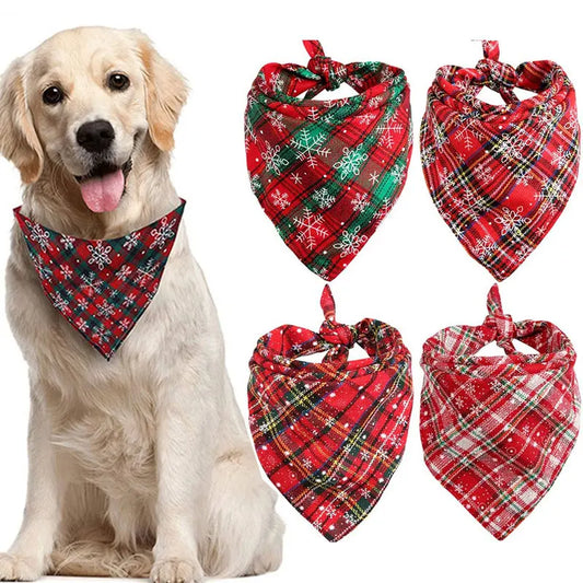 Jolly Paws - Plaid Dog Bandana