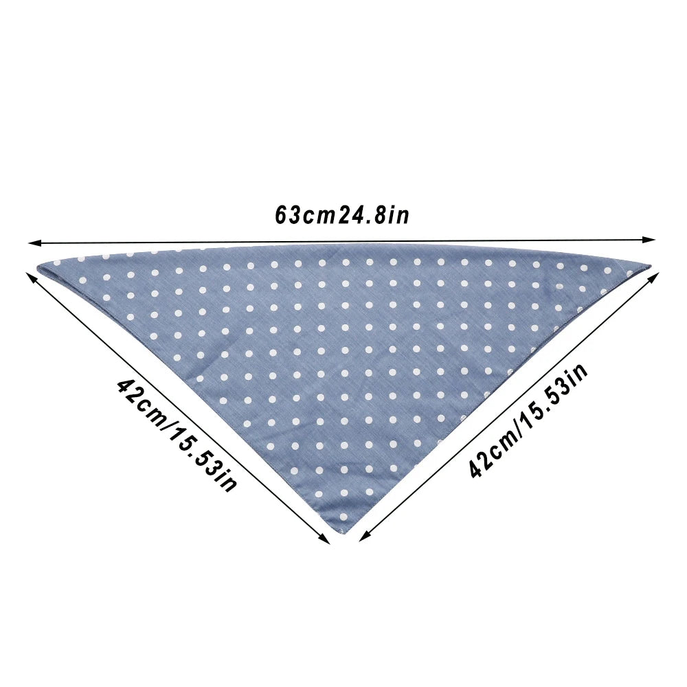 Plaid Dots Dog Bandana