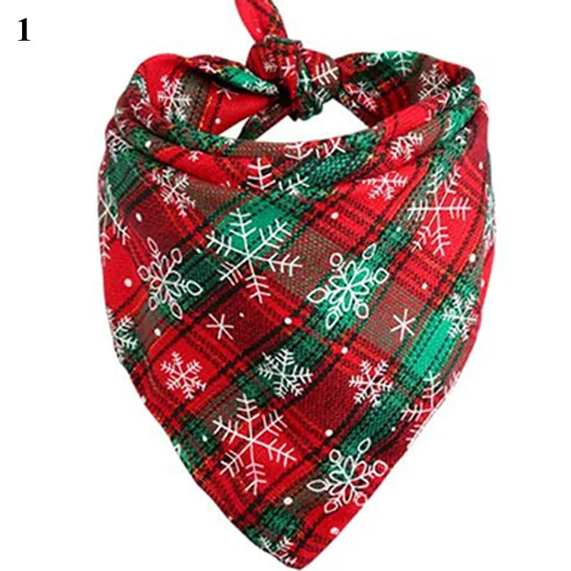 Christmas Plaid Dog Bandana TeamLuna Shop