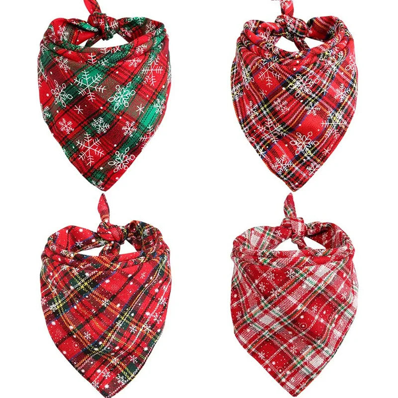 Jolly Paws - Plaid Dog Bandana