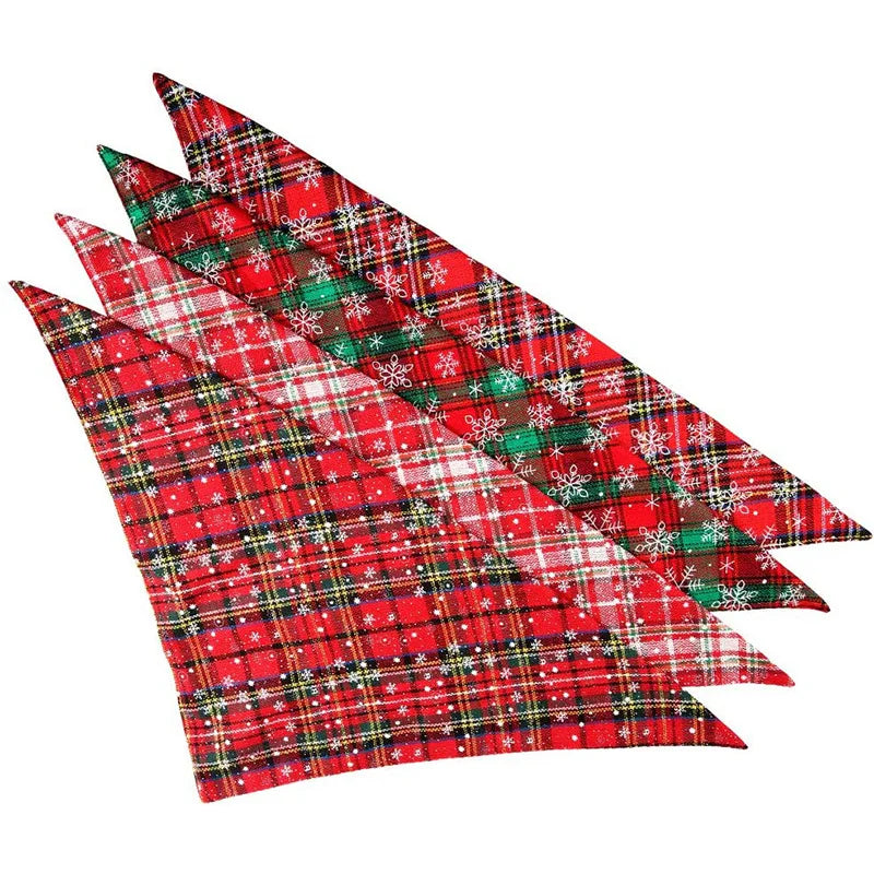 Jolly Paws - Plaid Dog Bandana