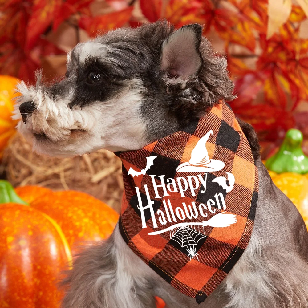 Halloween Plaid Bandana