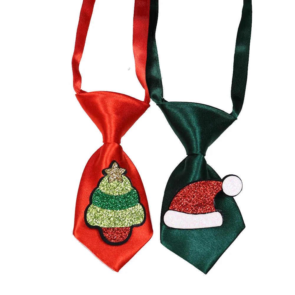 Christmas Pet Neck Ties - 10 PCS