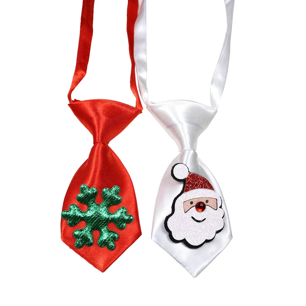 Christmas Pet Neck Ties - 10 PCS