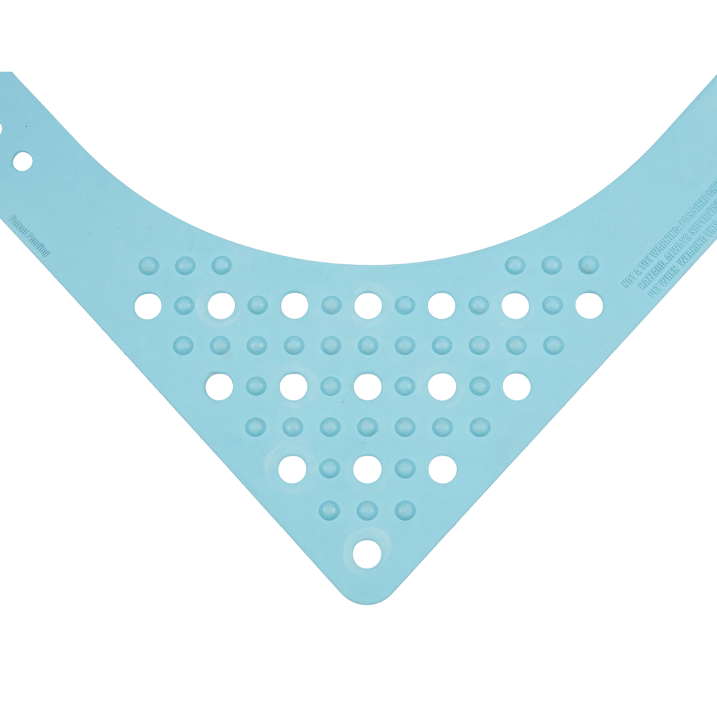 Rubber Dog Bandana with Charms - Blue